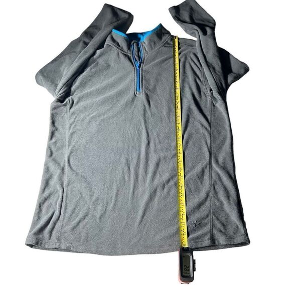 Nordic Track Gray and Blue Fleece Polo Size Med, SKU: 5-4310 - Picture 6 of 7
